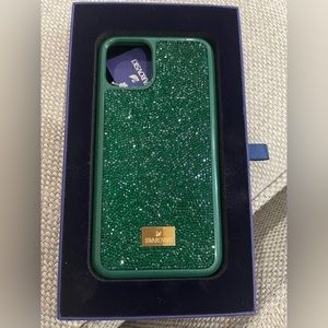 Authentic Swarovski iPhone case for the 11 Pro.